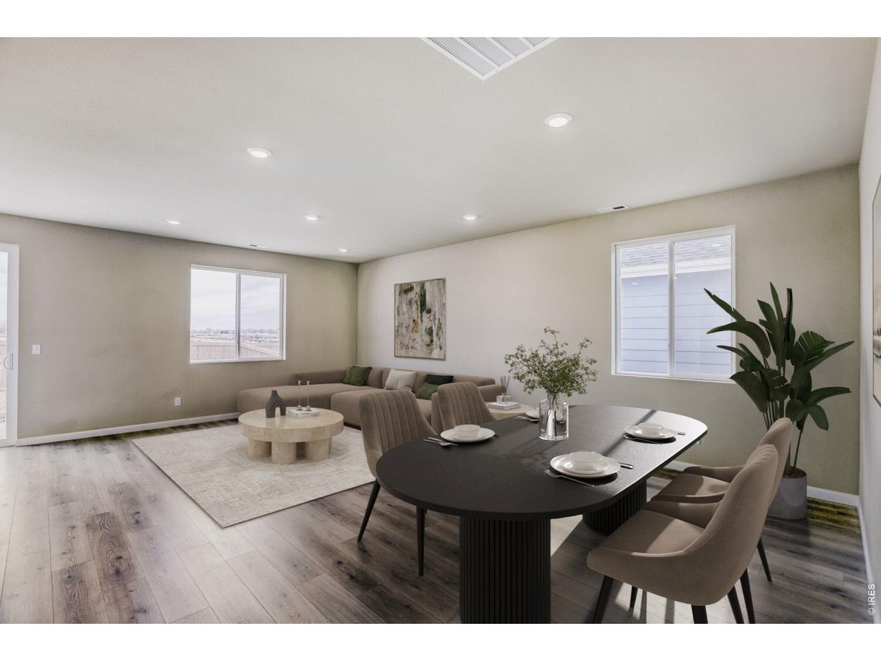 Dedicated dining space