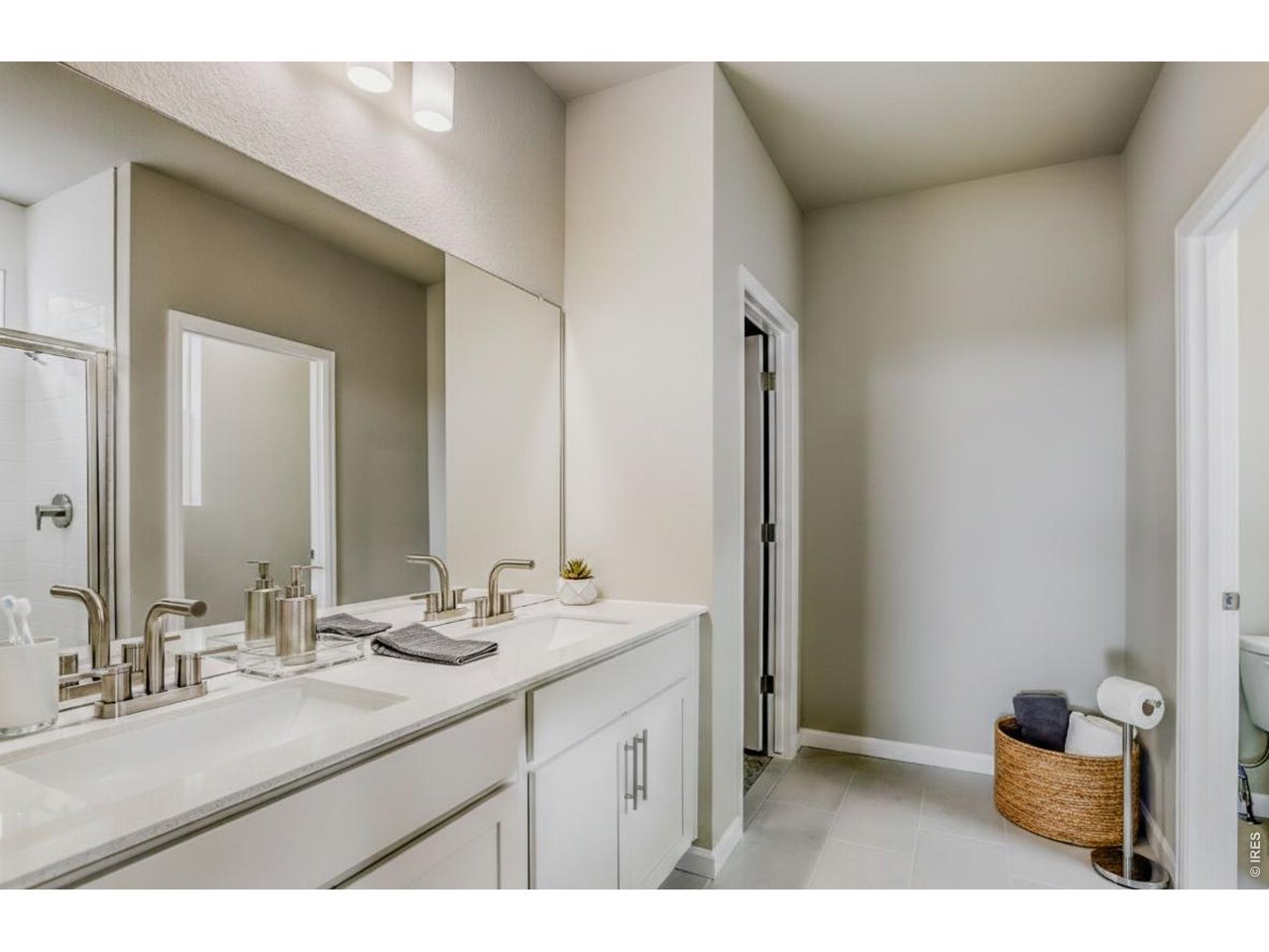 The primary bathroom