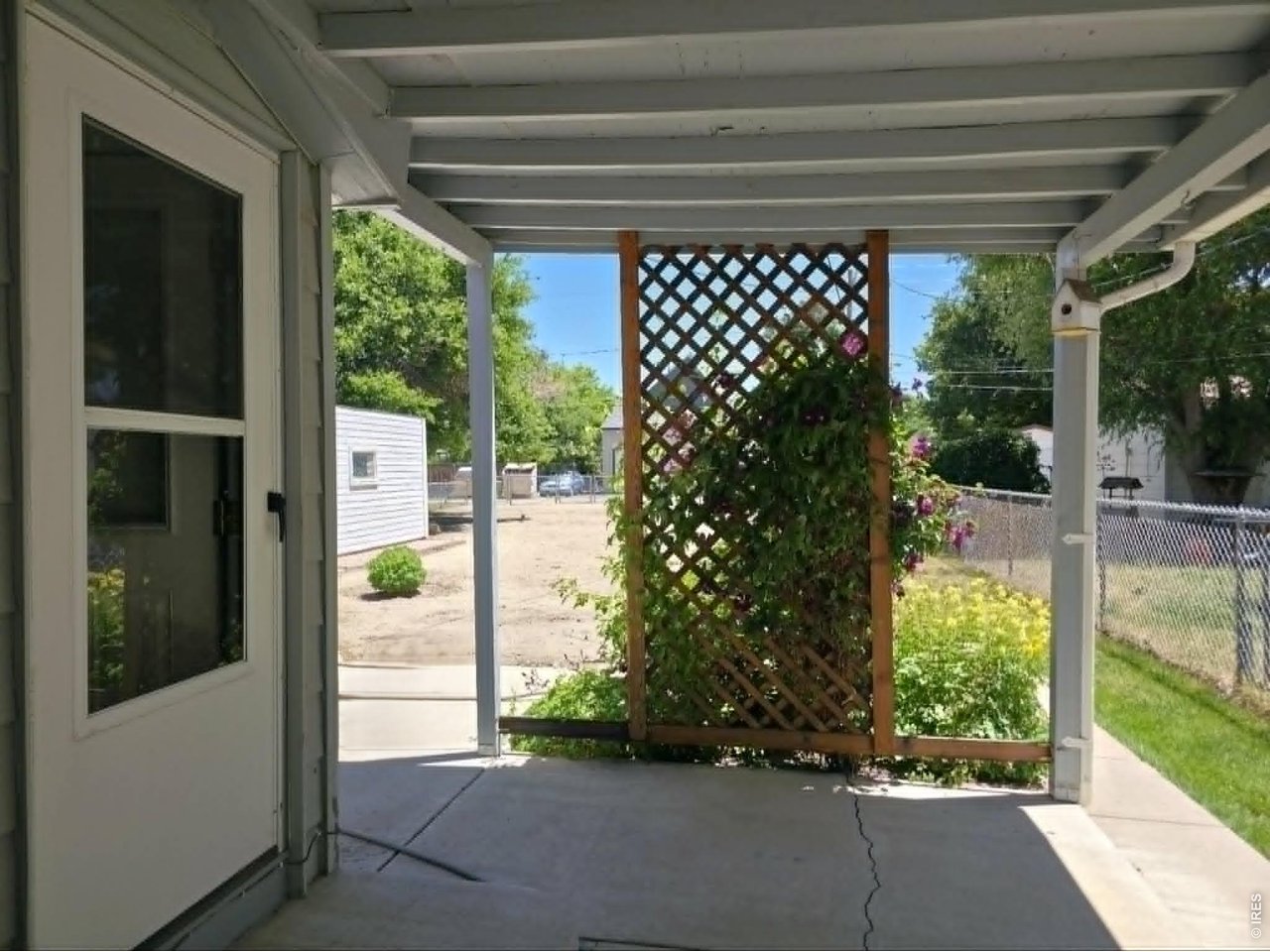 Back patio