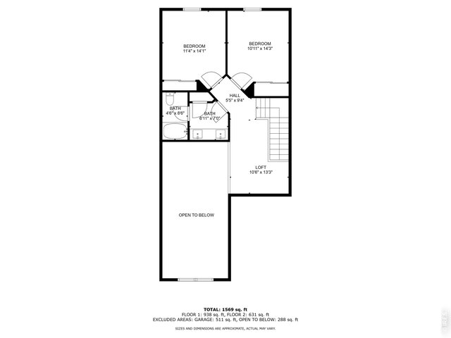Property Photo 28 Upper Level Floor Plan