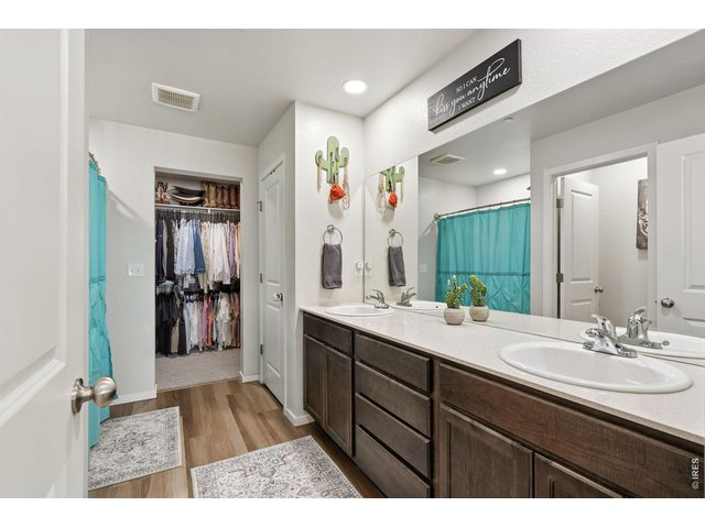 Property Photo 22 Primary Bath with Dual Sinks and walk-in shower and walk-in Closet