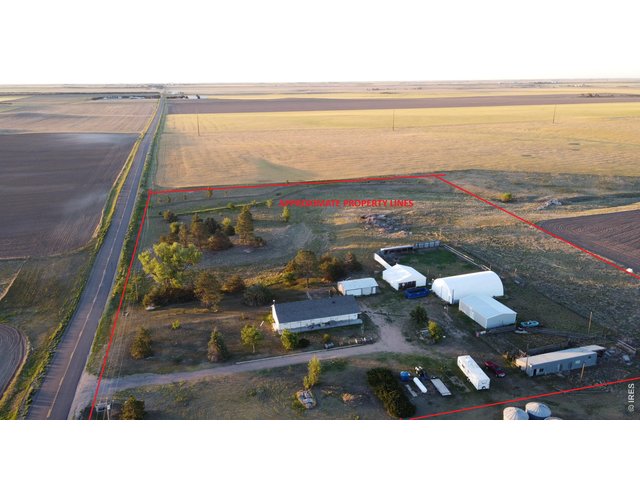 Property Photo 2 Approximate Property Lines 9.8 ACRES Looking North