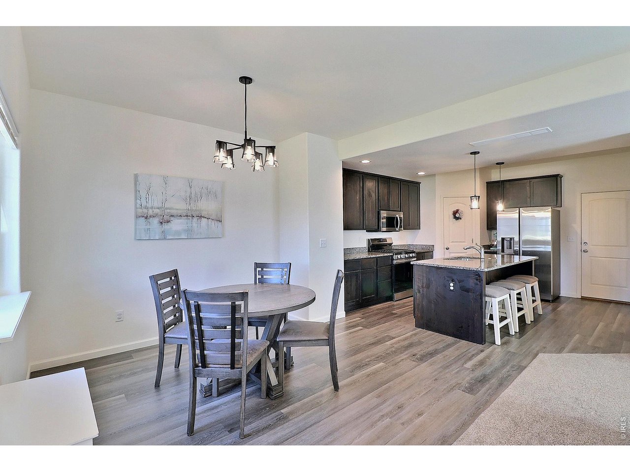 Large Dining and Kitchen