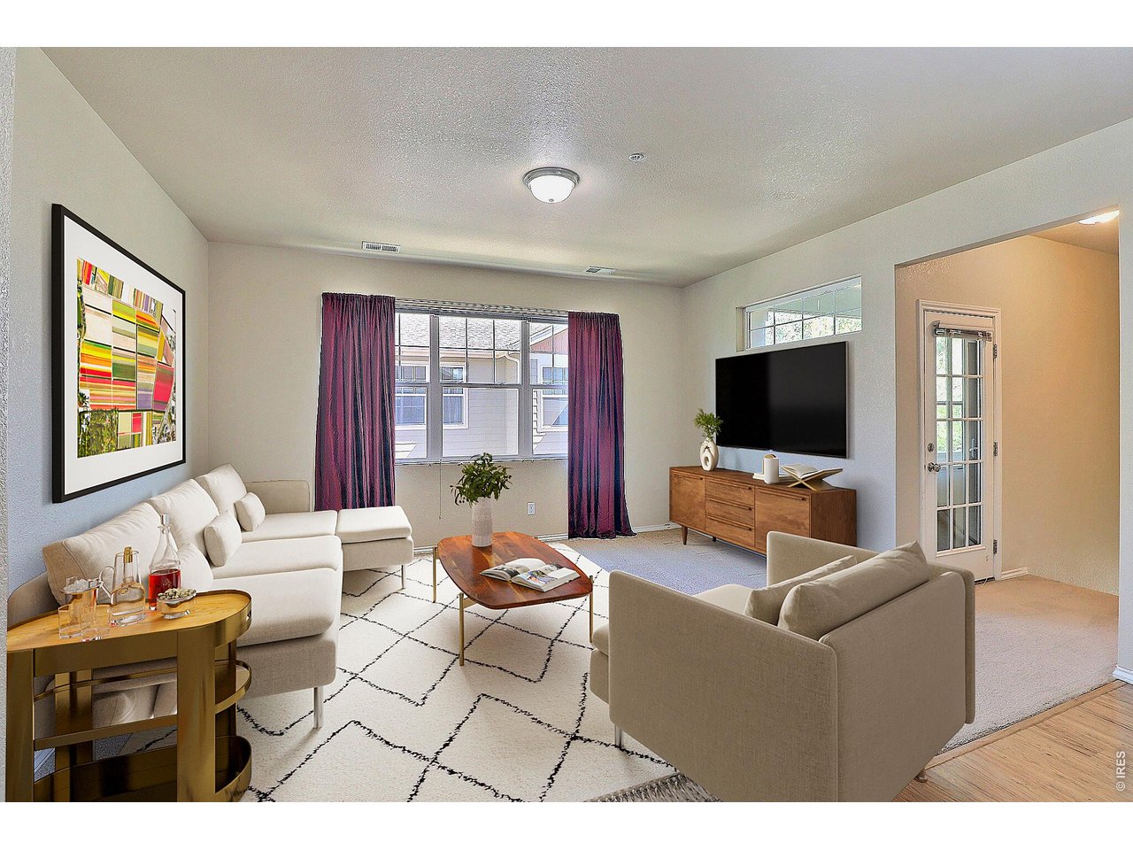 Staged Living Room