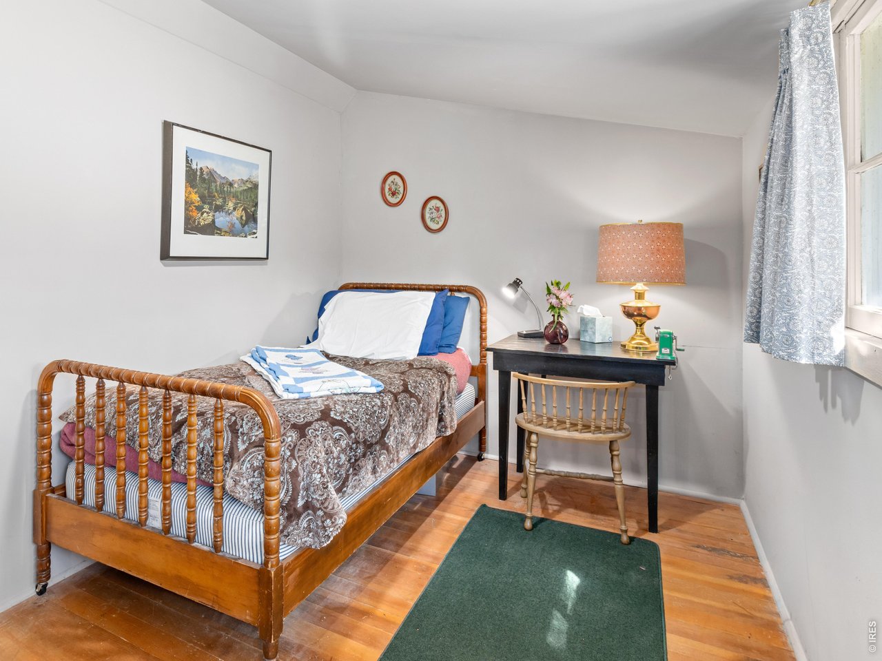 Bedroom two of two, with trundle bed to maximize sleeping potential