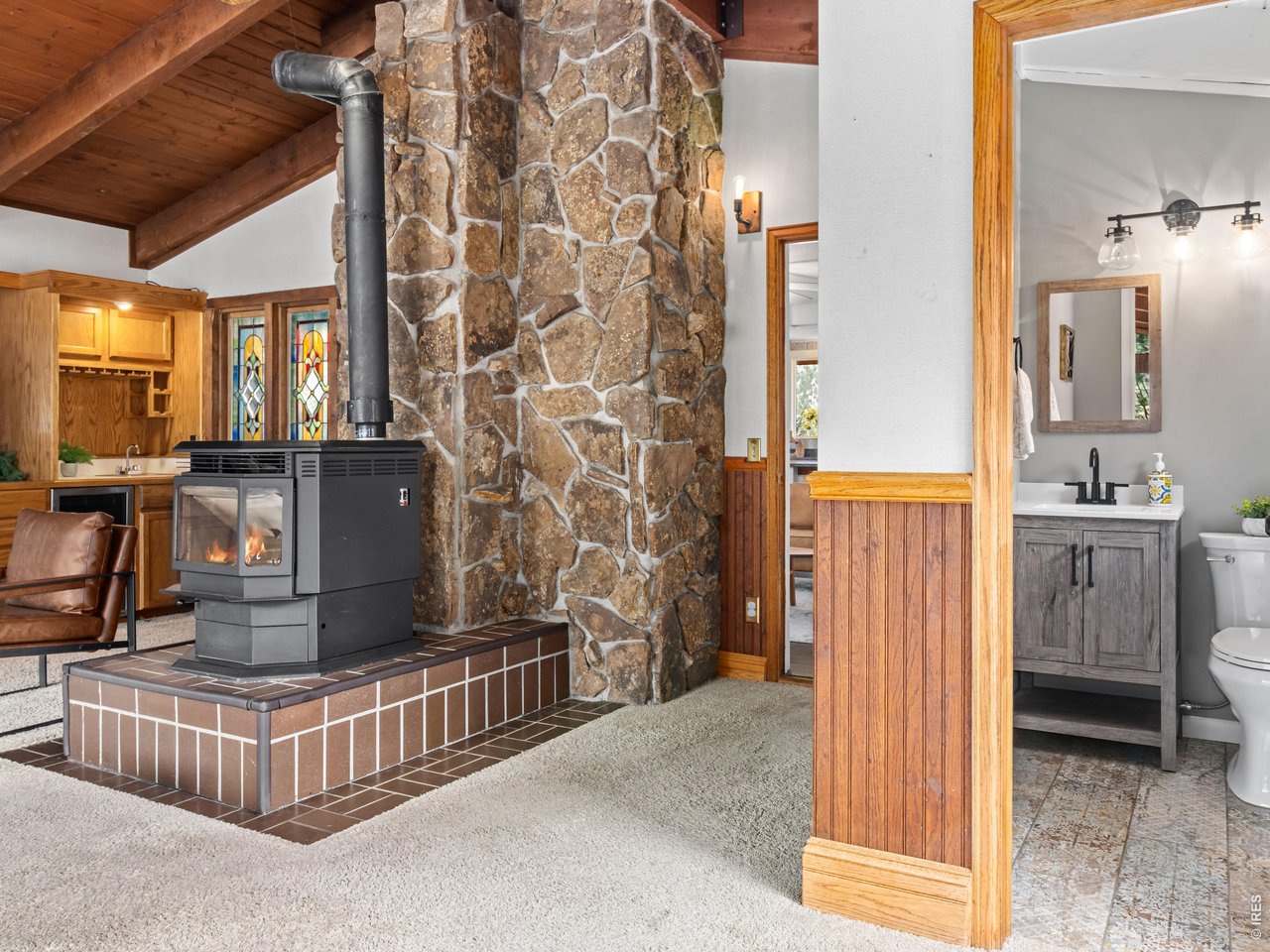 Property Photo 42 Pellet stove toasts things up