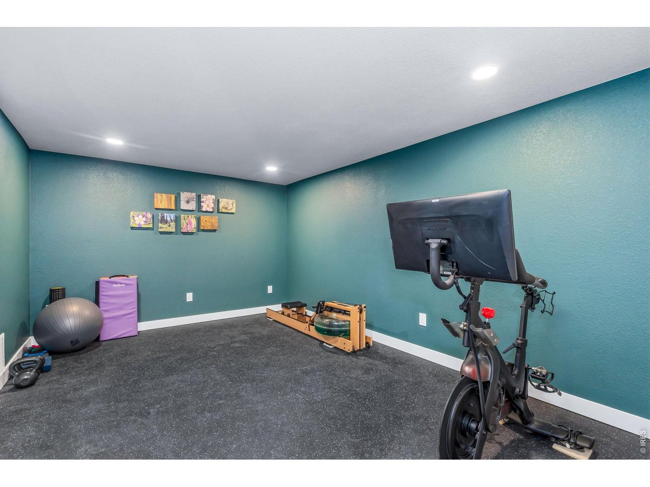 Bring your workout gear to this newly finished, spacious home gym w/ rubber flooring and electrical hookups ready for a sauna installation