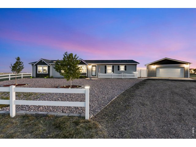 Property Photo 1 Built in 2018 - this property offers privacy, elbow room, and country lifestyle that are increasingly difficult to find along the Front Range, while remaining within commuting distance of Fort Collins, Windsor, Loveland, Greeley, and Cheyenne. 