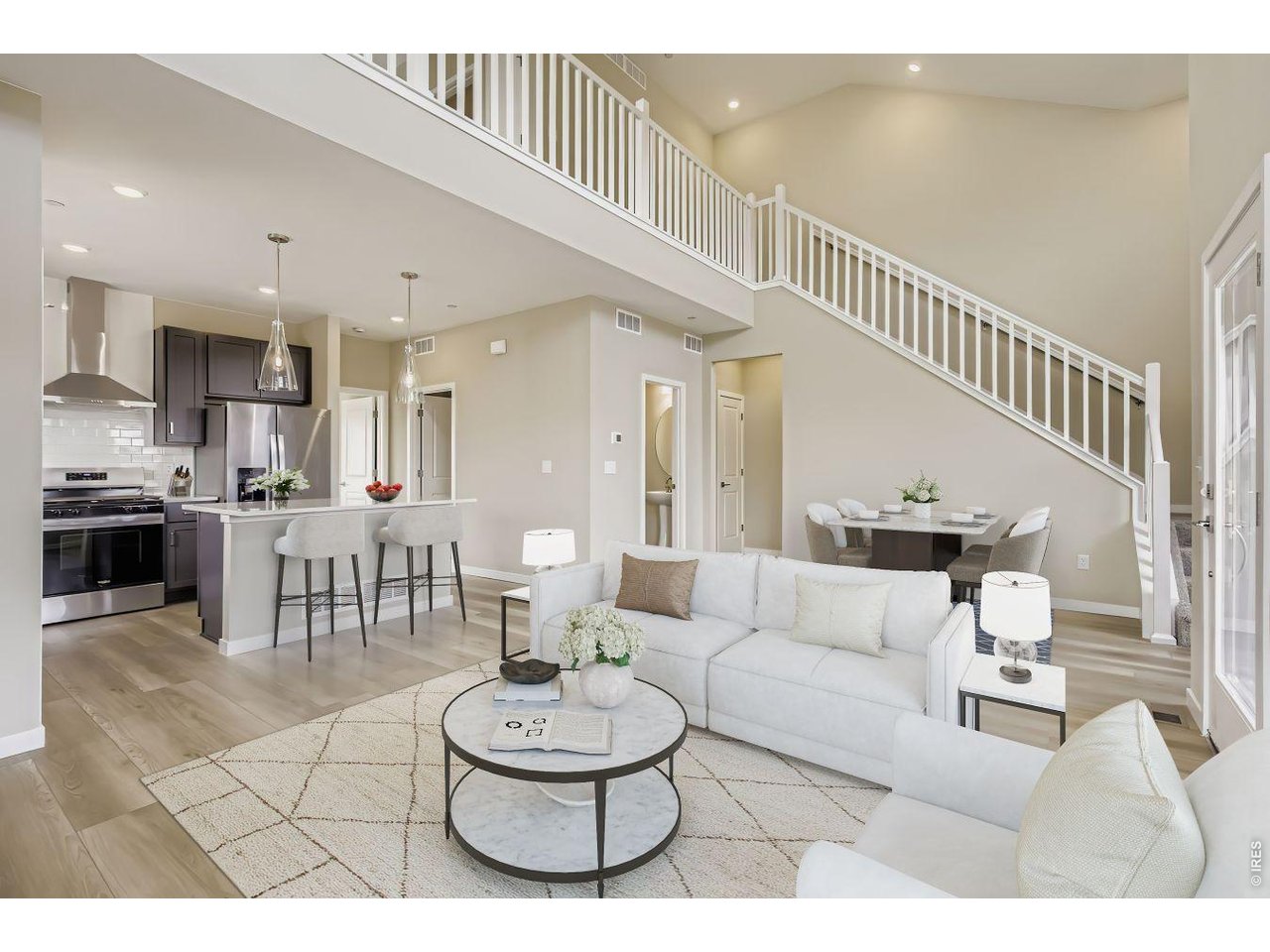 Functional open floor plan