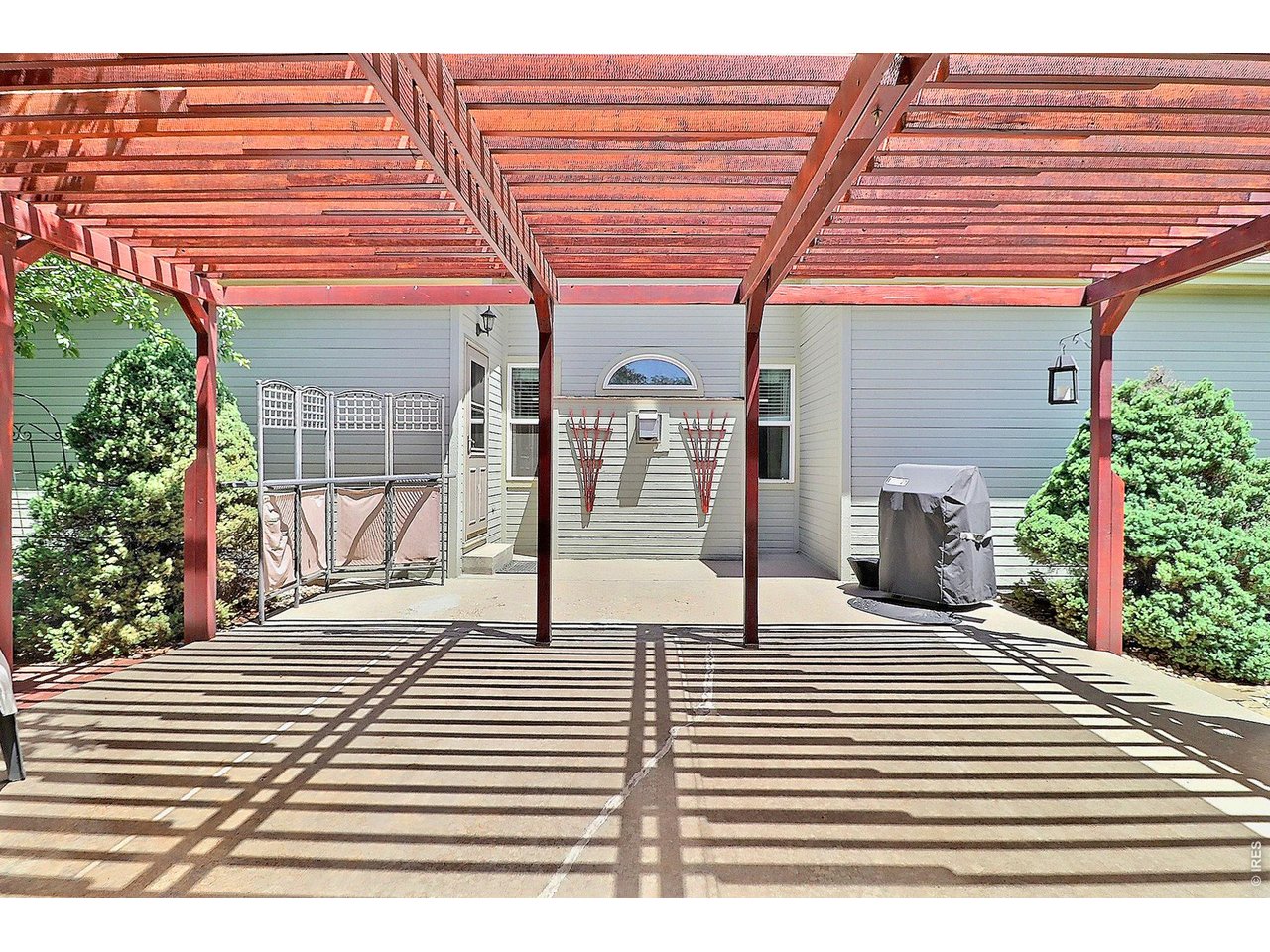 with Pergola-Covered Patio