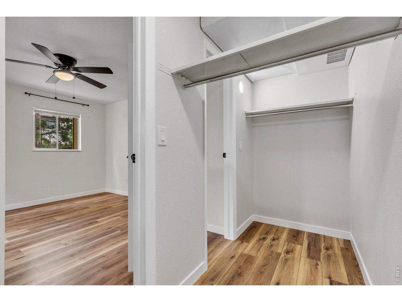 Large walk in closet