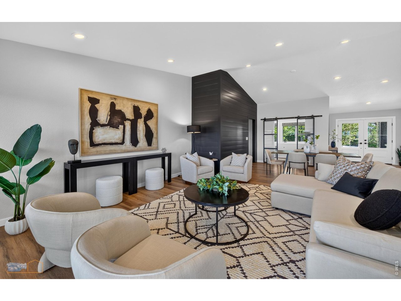 Living Room to Entry and Office