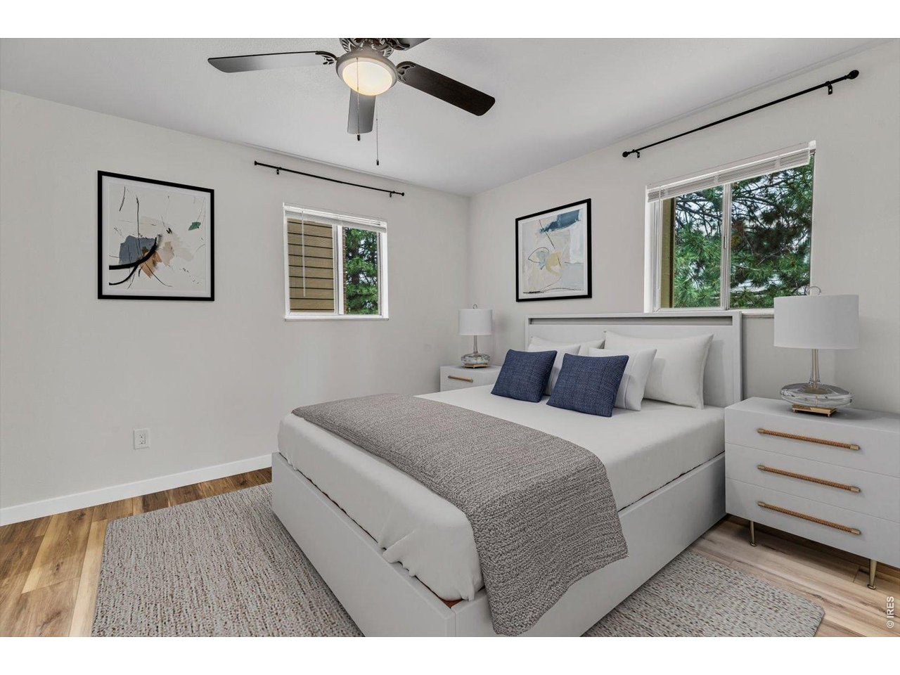 Bedroom Virtually staged