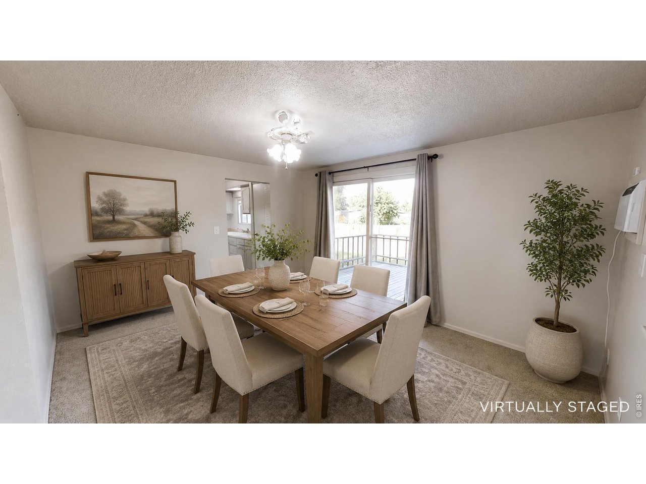 Property Photo 6 Virtually Staged Dining Room view 1