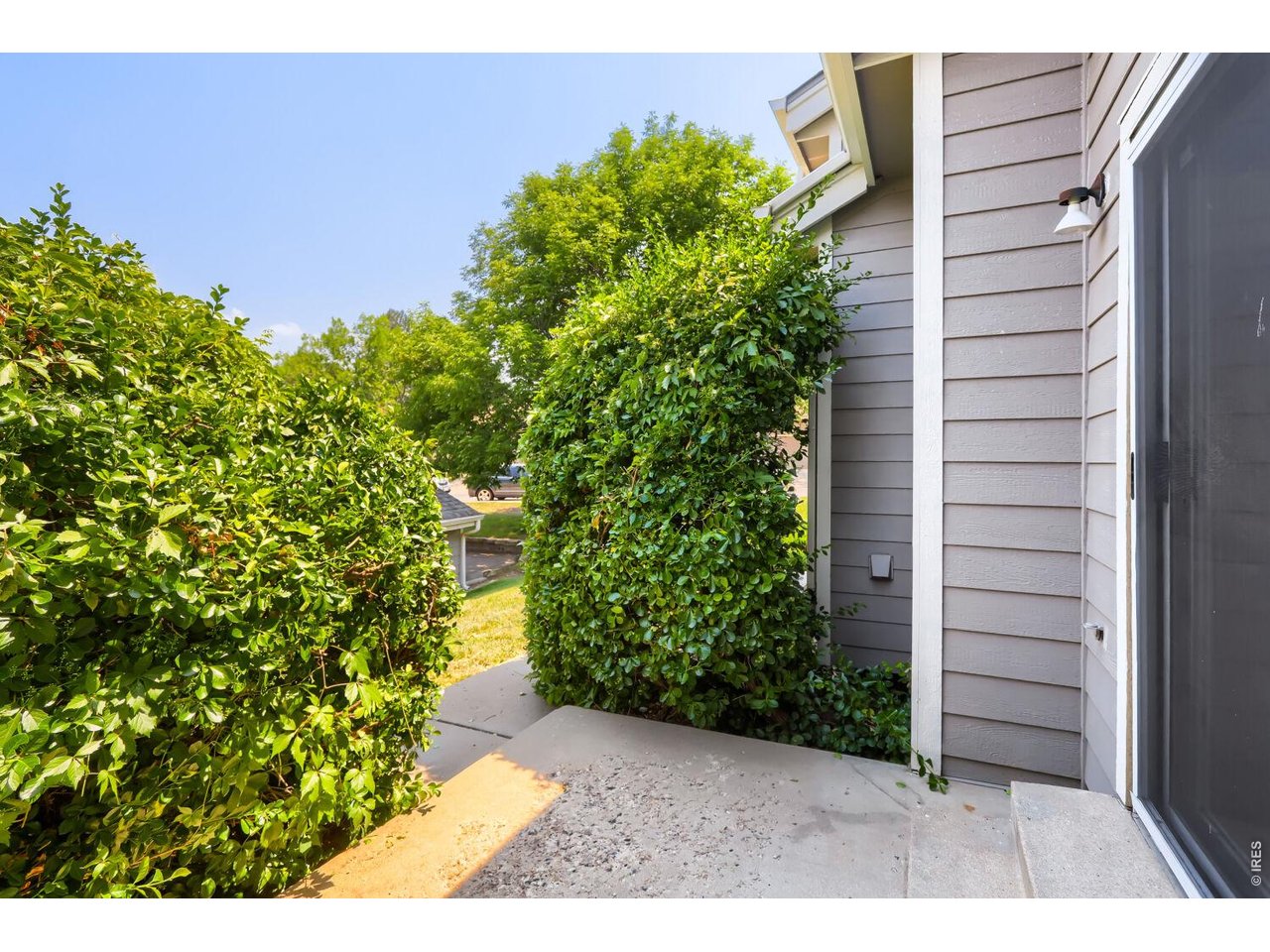 Back Patio leads out to garage
