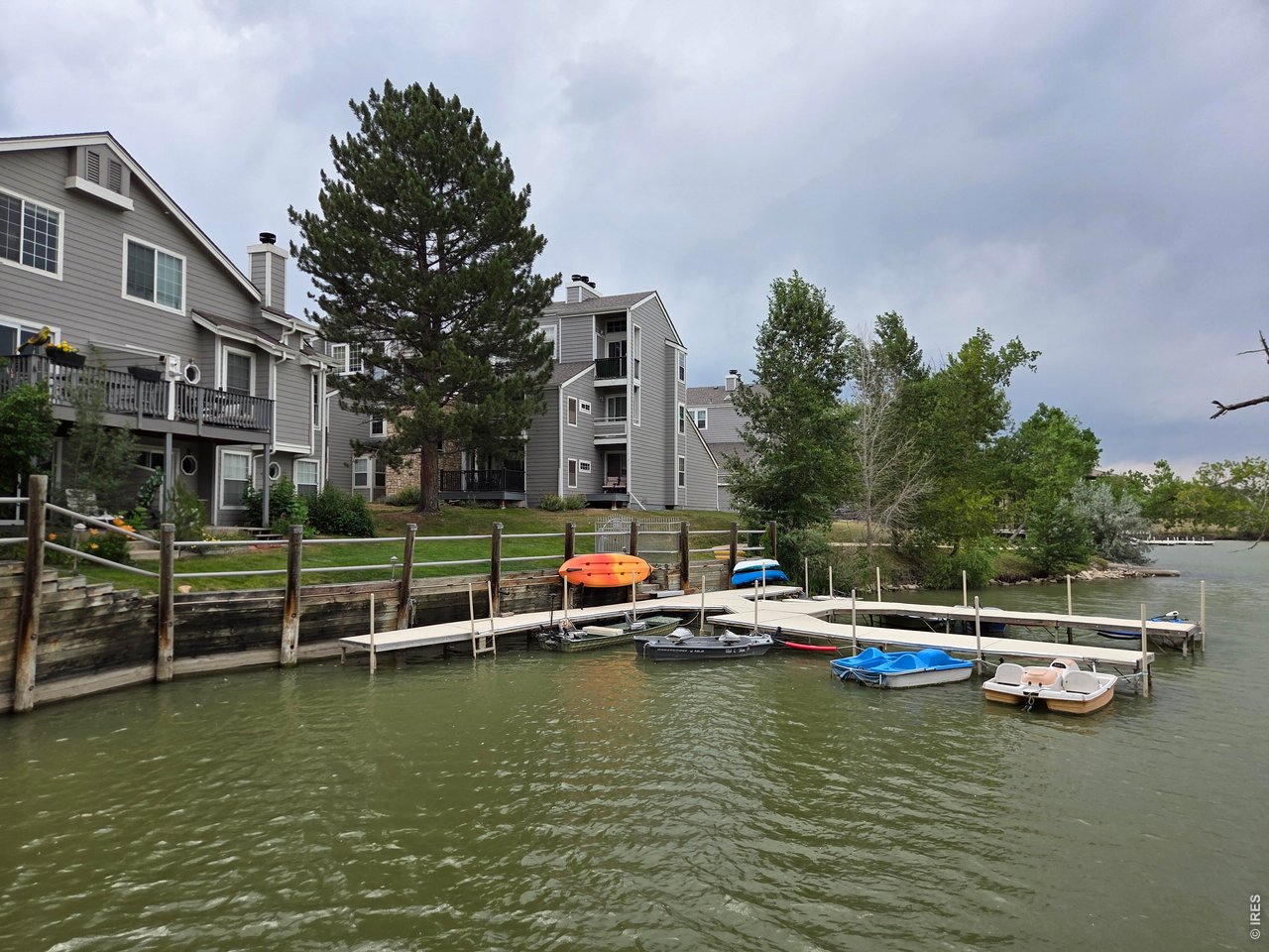 Neighborhood boat dock for paddleboards, paddleboats and kayaks