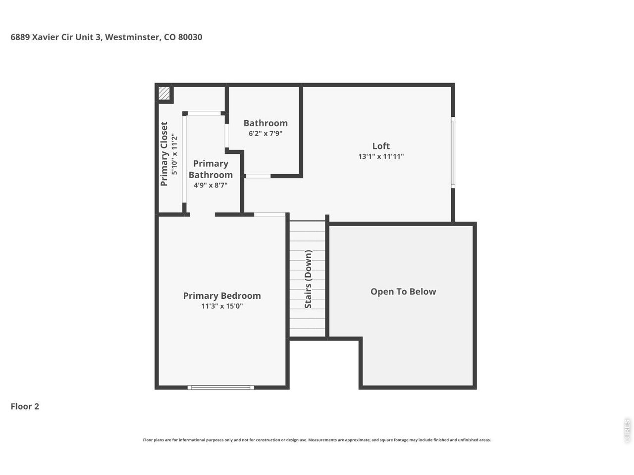 Upper Level Floorplan