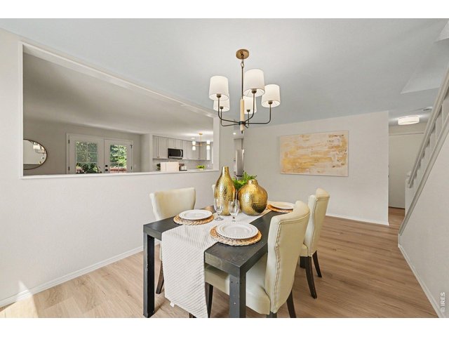 Property Photo 7 Dining room overlooking the Kitchen.