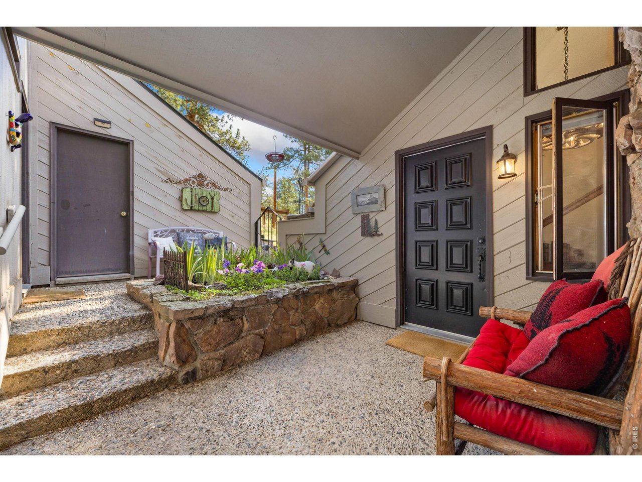 Access to a 2-car garage and separate workshop