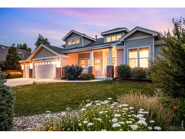 Property Photo 1 A Rare Find in the peaceful enclave of The Gates at Woodridge in the west side of Fort Collins! The perfect "Craftsman" on a prime south facing site, and backing to protected open space with a lush green belt to the north, on over a quarter acre 11,046 SF