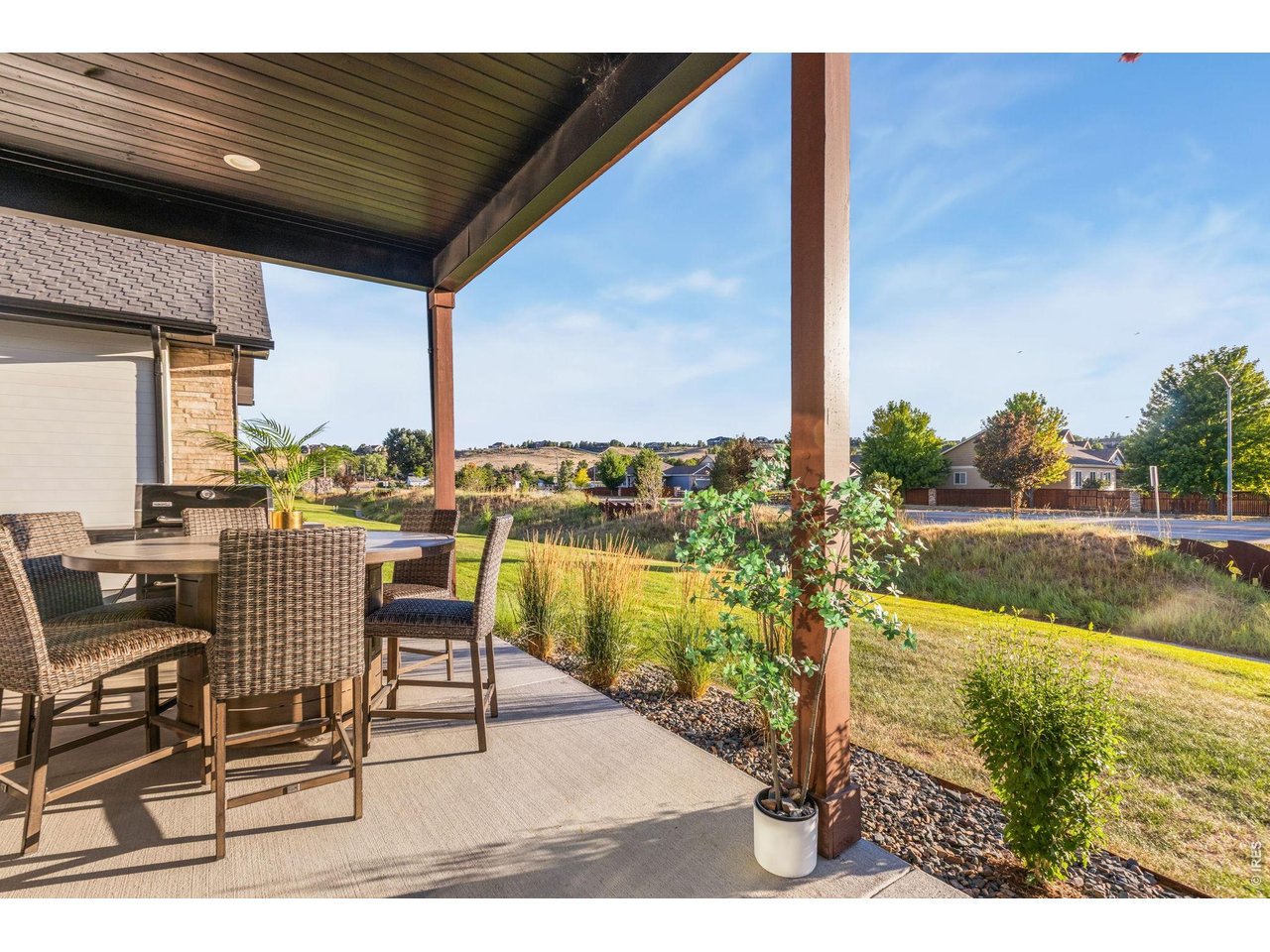 Property Photo 37 Enjoy Colorado evenings under the fully covered pergola patio. Gas line for your BBQ makes outdoor gatherings simple.