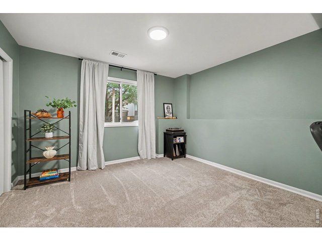 Property Photo 25 A quiet, well-proportion flex space or home office boasting clean lines, comfortable carpeting, and steady natural light.