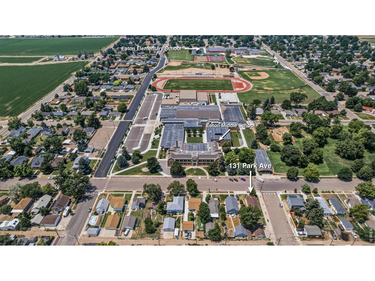 Property Photo 24 Just at the top of the photo is Eaton elementary school! What a beautiful view of some fabulous small town living
