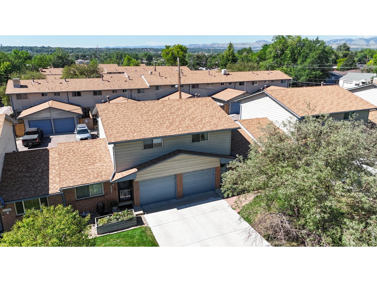 Property Photo 28 Aerial of the townhomes