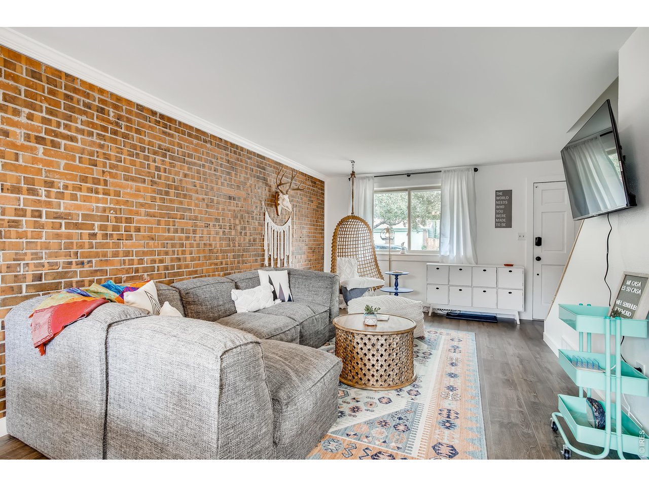 Property Photo 4 Brick accent wall for cozyness