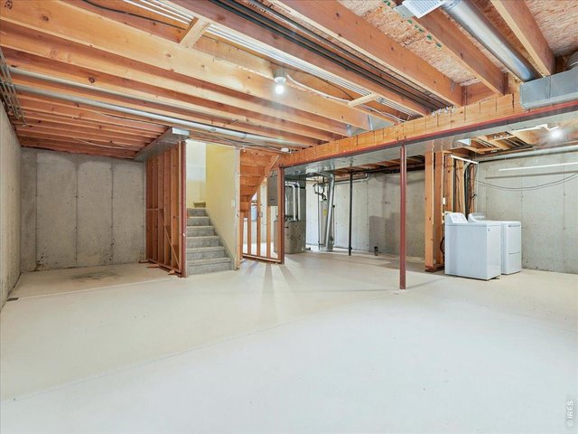 Property Photo 26 full unfinished basement with rough in plumbing