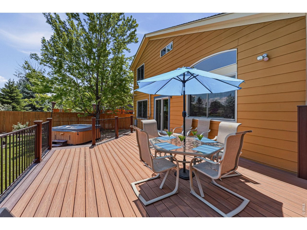 Deck with HotTub
