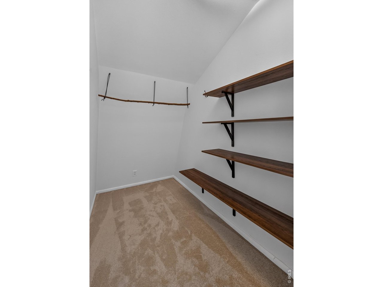 large closet on upper level