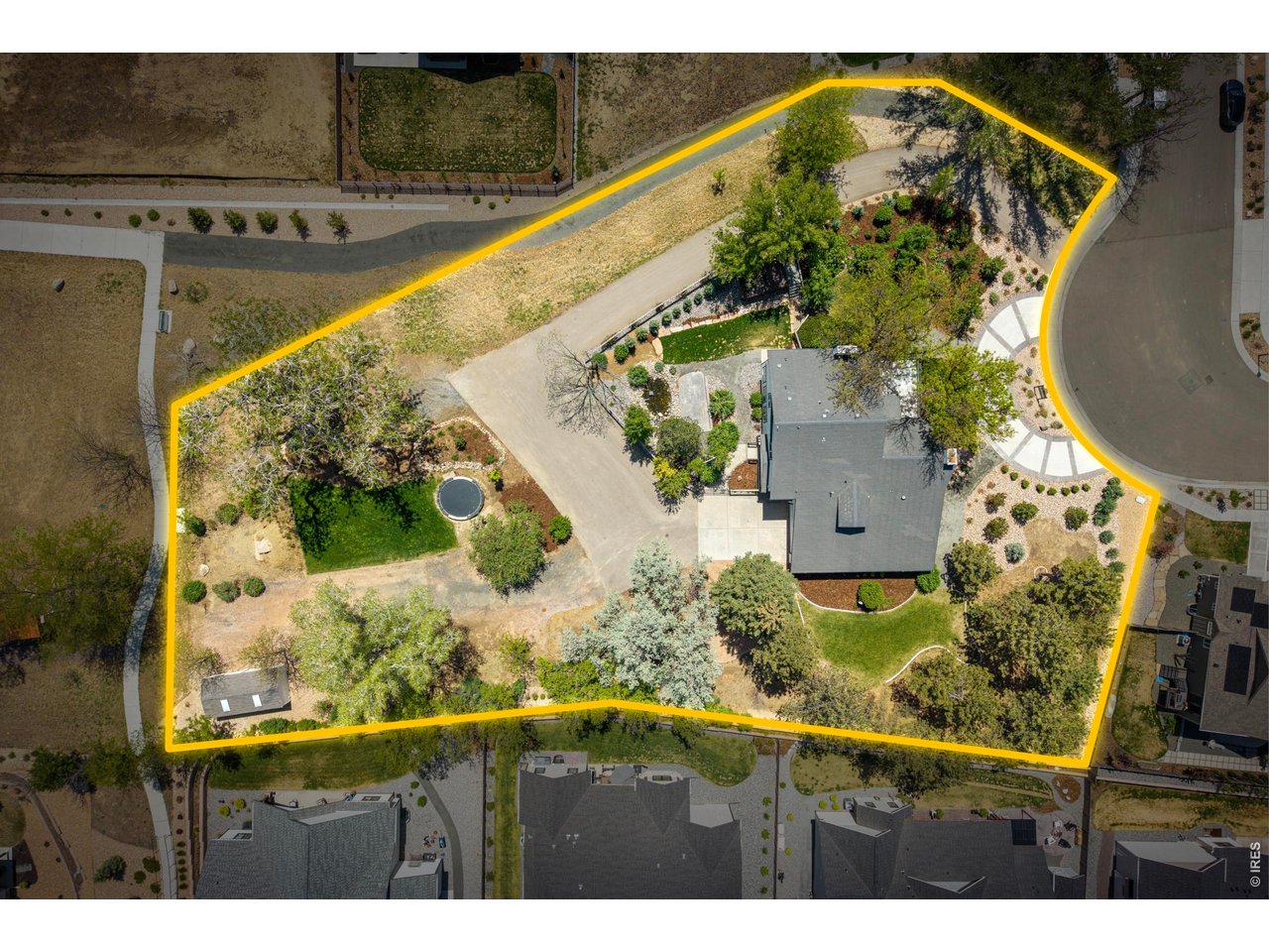 Property Photo 2 1.02 acres - lot lines for reference and may not be exact