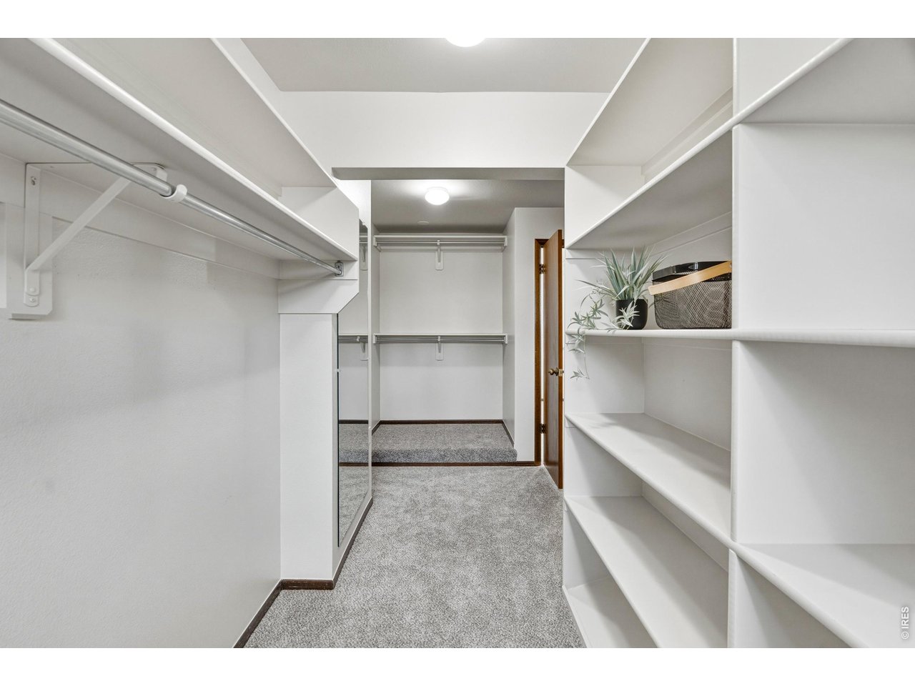 Property Photo 27 Spacious walk-in closet with built-in shelving and hanging space.