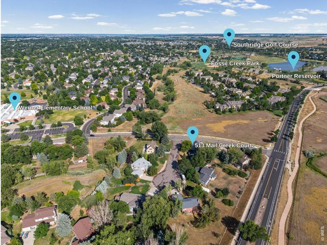 Property Photo 35 Fossil Creek Park, Dog Park, Pavilions and Southridge Golf Course within easy walking or biking distance.