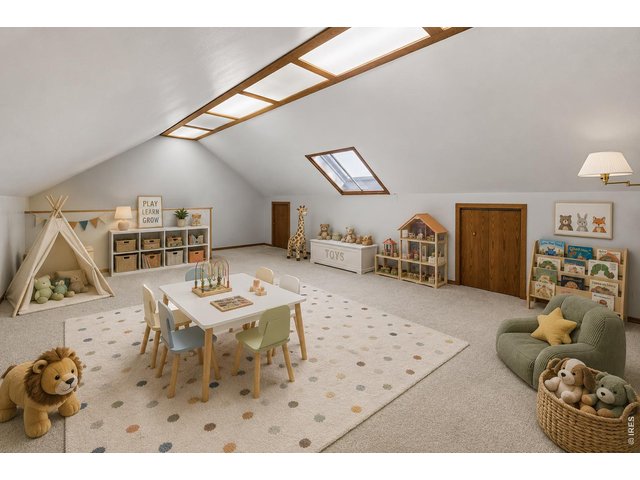 Property Photo 21 Loft is versatile and can change with your needs. Shown here as toy room with digitally added staging.
