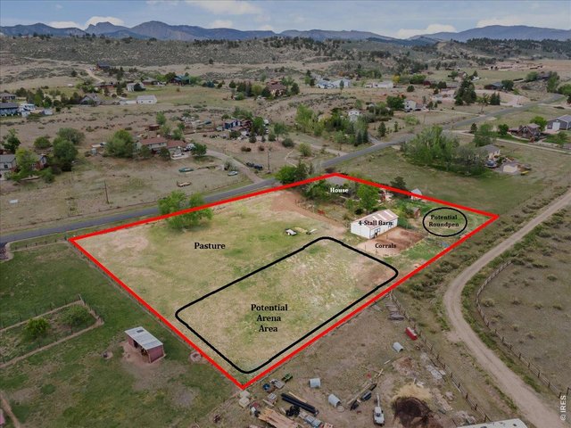 Property Photo 3 Aerial view of the Horse Amenities