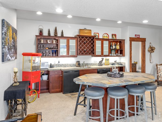 Property Photo 37 The finished lower level is built for fun and flexibility. A full bar area with sink and dishwasher makes hosting effortless.