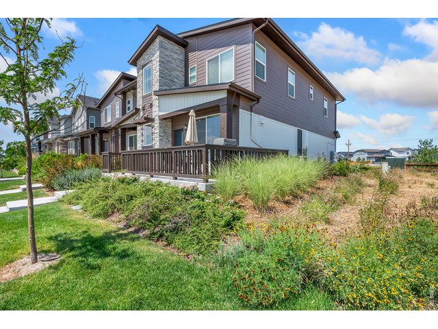 Property Photo 1 NEW PRICE! End-unit townhome in Timnath Landing built in 2024 and move-in ready.