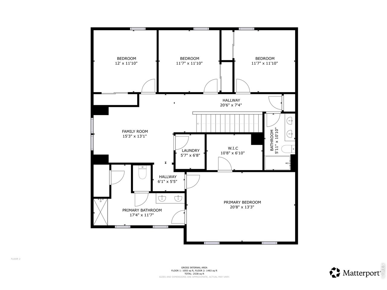 Property Photo 49 Upper level floor plan