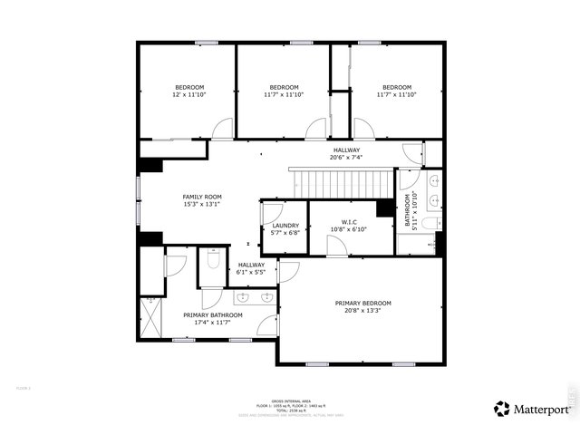 Property Photo 49 Upper level floor plan