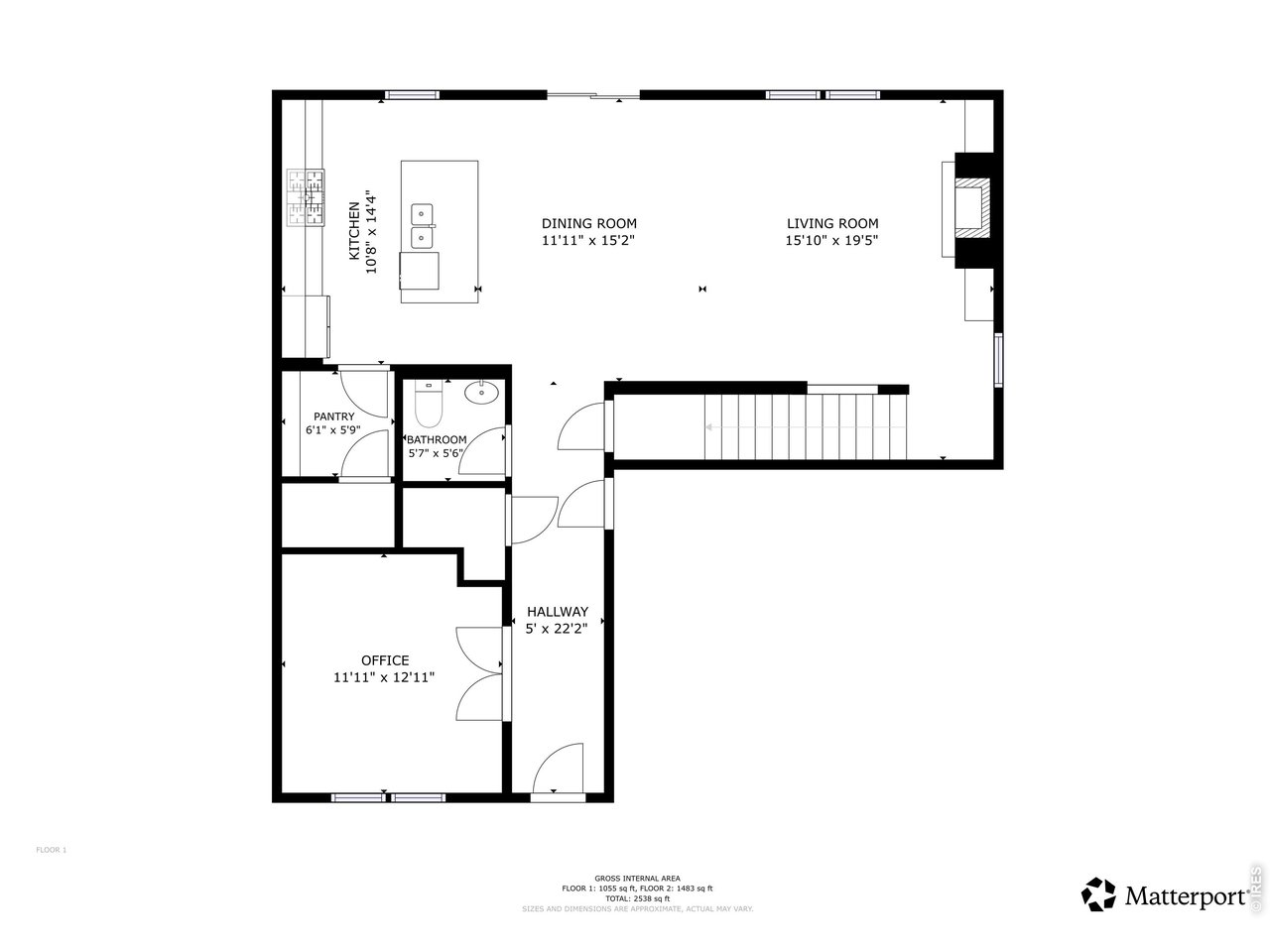 Property Photo 50 Main level floor plan