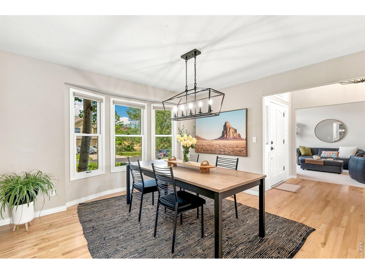 Property Photo 8 Dining room with updated light fixture off front entry. (13' x 12')