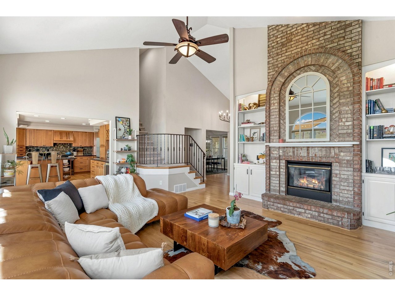 Property Photo 13 Vaulted family room opens to kitchen. (20' x 15')