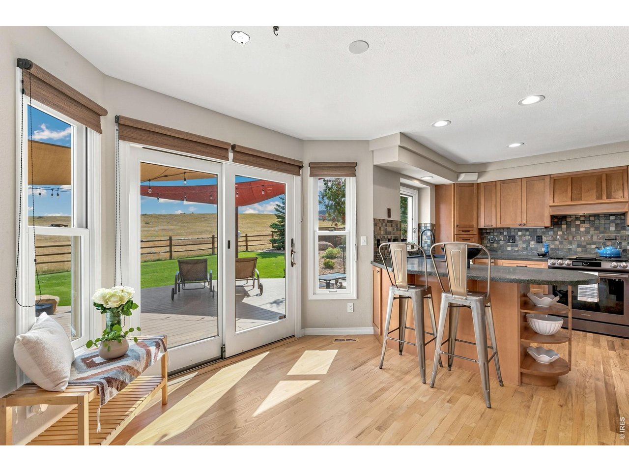 Property Photo 14 Enjoy your morning coffee with one of the best views in Fort Collins. Eat-in breakfast nook. (10' x 8')