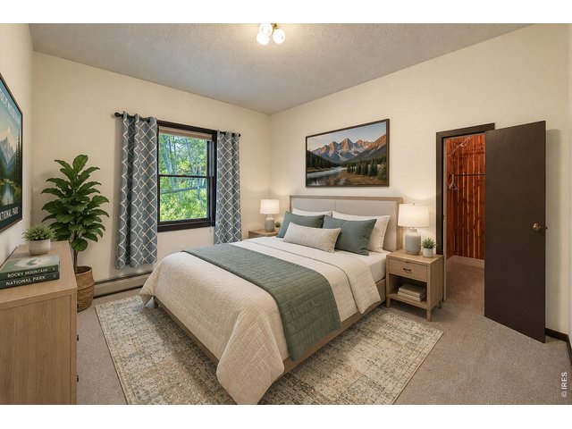 Property Photo 19 Back bedroom with cedar closet - virtually staged