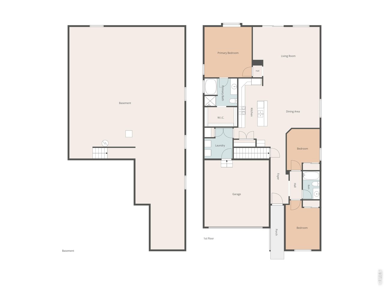 Property Photo 29 Main and Basement floorplan