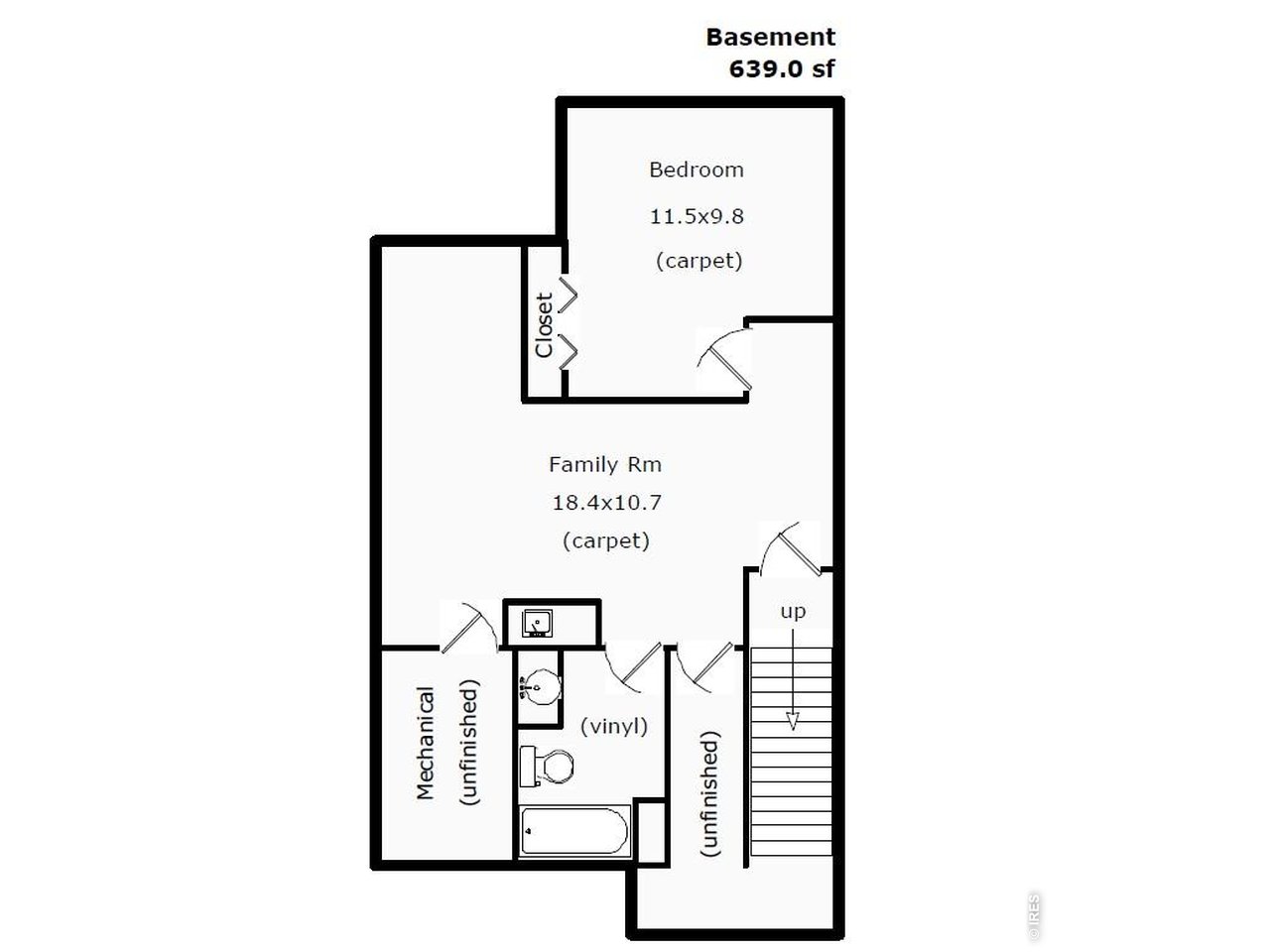 Property Photo 22 Basement floor plan
