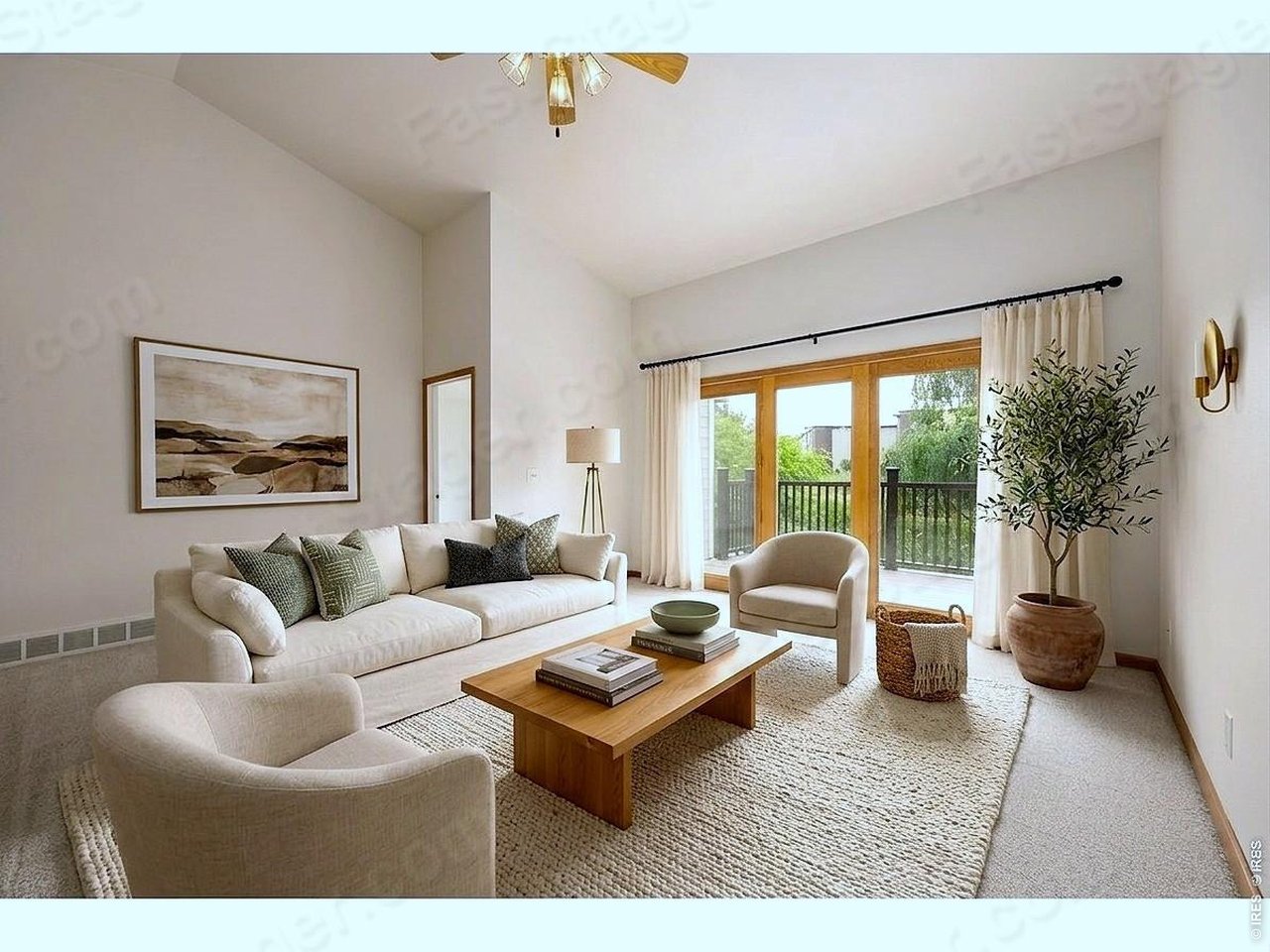 Property Photo 4 Virtually Staged Living Area