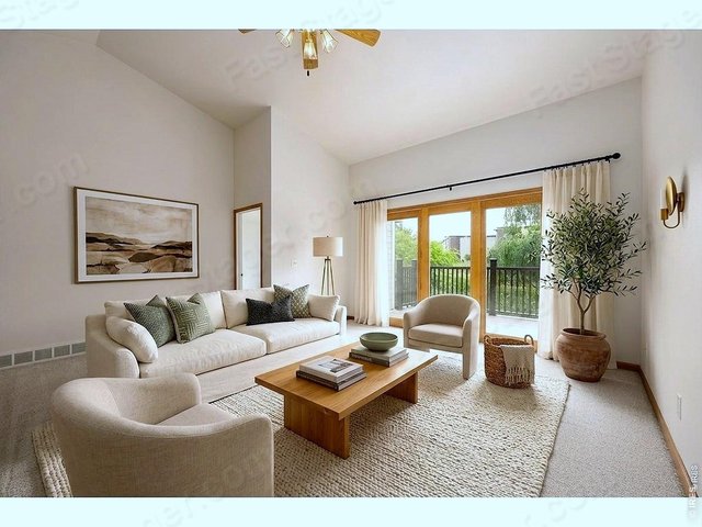 Property Photo 4 Virtually Staged Living Area